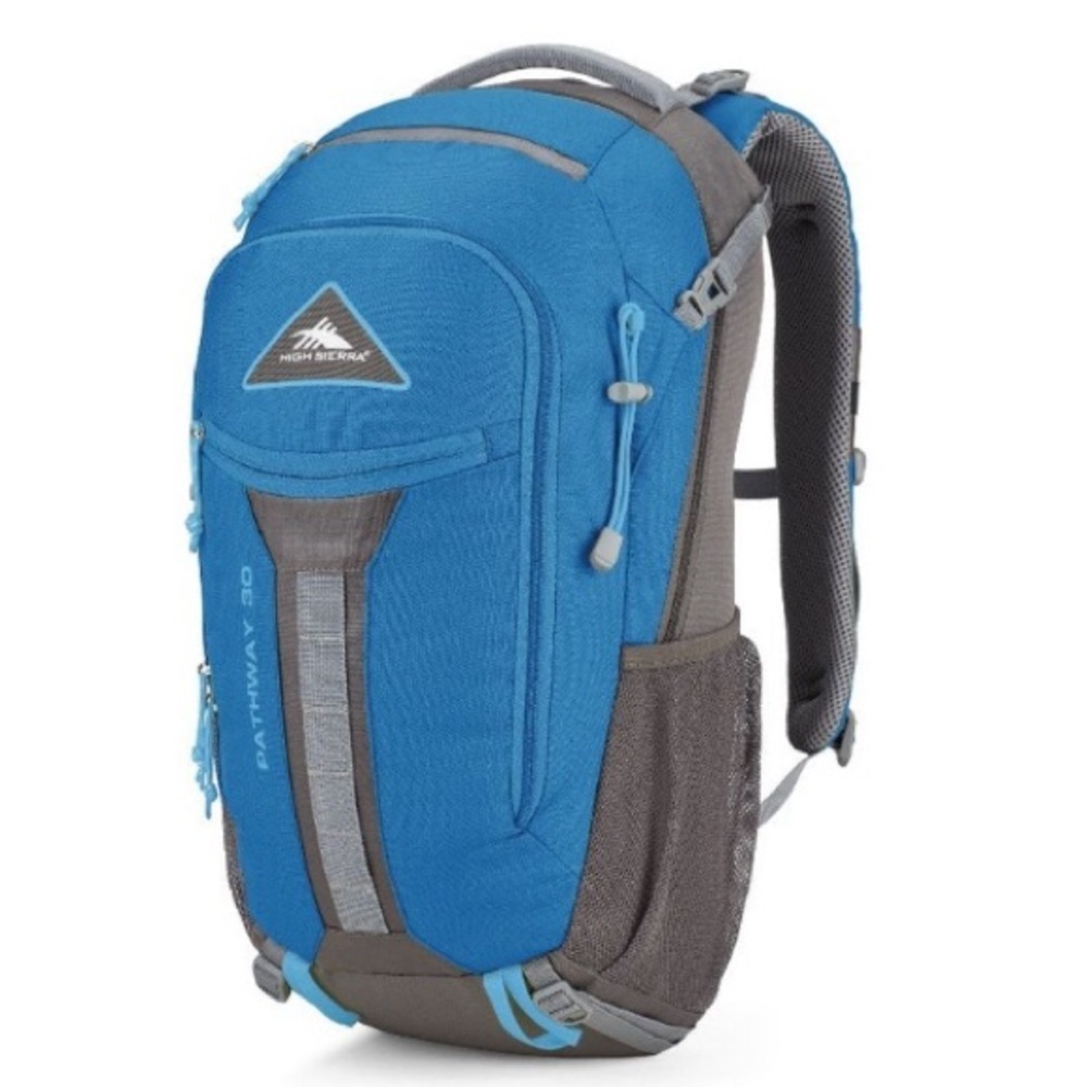 High Sierra Pathway Internal Frame Hiking Pack Mineral Slate Glacier 30L